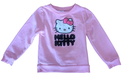 Sudadera Pullover Hello Kitty, Vellón Rosa Chicle, Talla 3T Foto 1 de 4