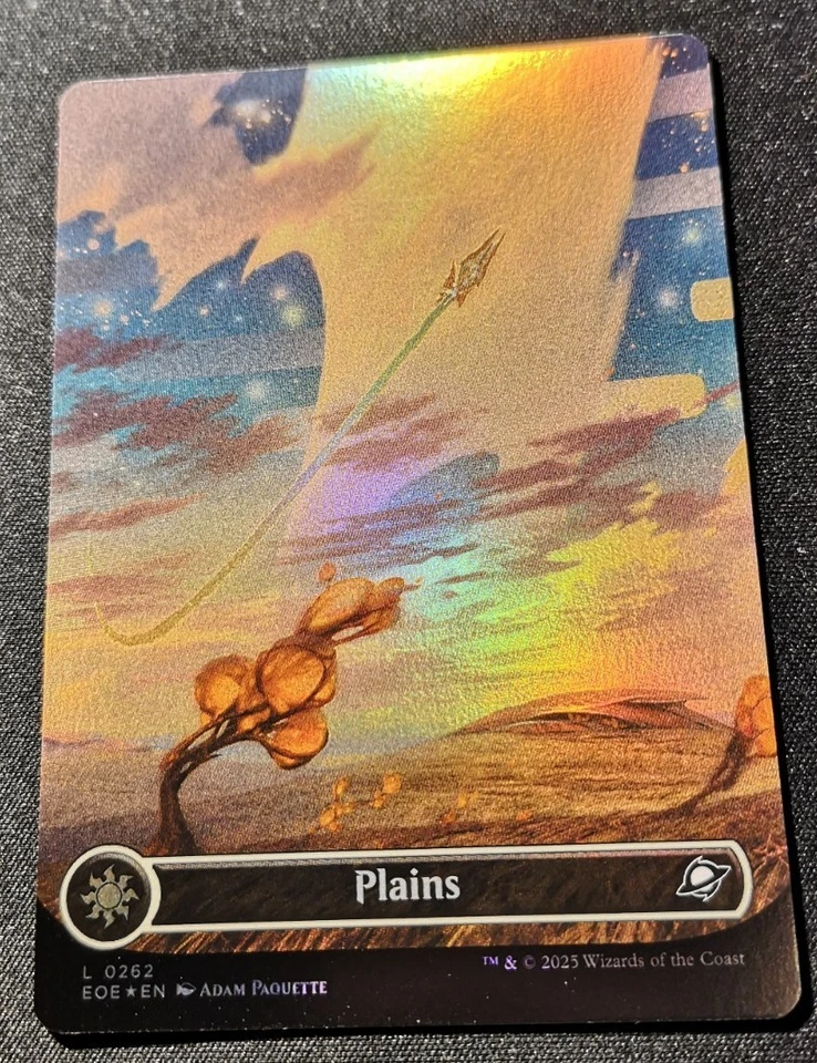 Plains - Foil - Borderless - EOE - MTG - EN - NM - 0262 - Image 1 of 1