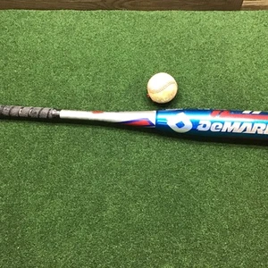 DeMARINI M2M M2C13 BBCOR Baseball Bat 2 5/8", 29 oz, 32", (3) Silver/Blue - Picture 1 of 12