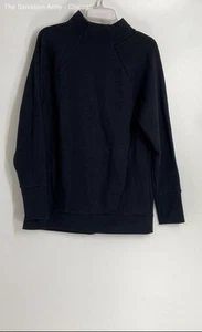 Fabletics Womens Black Zaylee Funnel Neck Tunic II Pullover Sweatshirt Size M - Picture 1 of 6