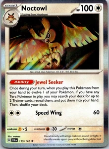 Noctowl 115/142 - SV07: Stellar Crown Holofoil - Picture 1 of 2