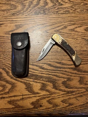 Navaja de Bolsillo Schrade Uncle Henry LB8 Lockback De Colección EE. UU. Foto 1 de 4