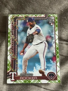 11251 2025 Topps Holiday Plaid RC Kumar Rocker Texas Rangers #H148 - Bild 1 von 1