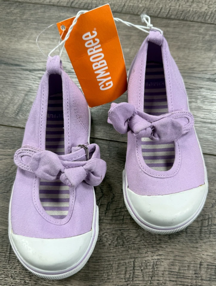 Baby Girl одежды новый Gymboree размер 8 картина приятели фиолетовый теннис обувь - Изображение 1 из 4