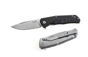 LionSteel Knives TRE Frame Lock TRE FC M390 Carbon Fiber/Titanium - Picture 1 of 3