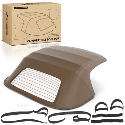 A-Premium желтовато-коричневый трансформируемый мягкий верх со стеклянным окном для Honda S2000 2000-2009 - Изображение 1 из 4