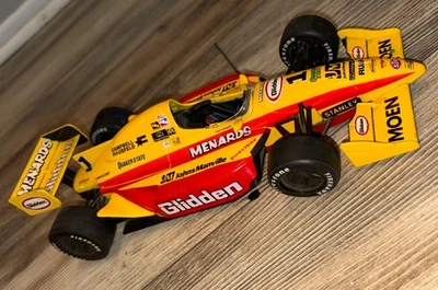 1:18 Tony Stewart #1 Glidden Menards 1998 INDY 500 Racing League IRL Yellow Red  - Image 1 of 4