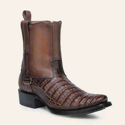 1J3MFY - Cuadra Miel Vestido Vaquero Fuscus Cremallera Botines para Hombre Foto 1 de 4