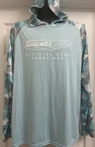CAMISA CON CAPUCHA MANGA LARGA RENDIMIENTO OFICIAL DEL CLUB TAMPA BAY DUCATI UF50 GRANDE - Imagen 1 de 8