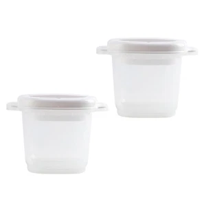 Calentador portátil de oficina contenedor de alimentos contenedor de comida con aislamiento térmico 2 piezas - Imagen 1 de 12