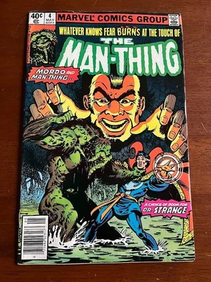 MAN-THING # 4 FINE+ MARVEL COMICS 1980 DOCTOR STRANGE - Image 1 of 2