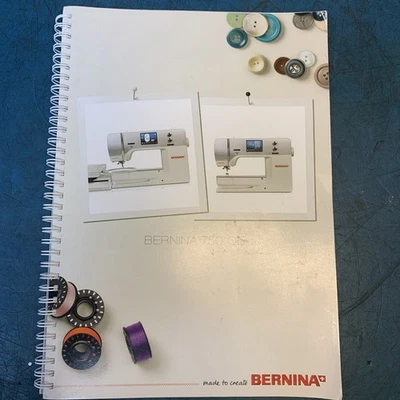 Bernina 750 QE Manual Official Bernina Manual  - Image 1 of 4