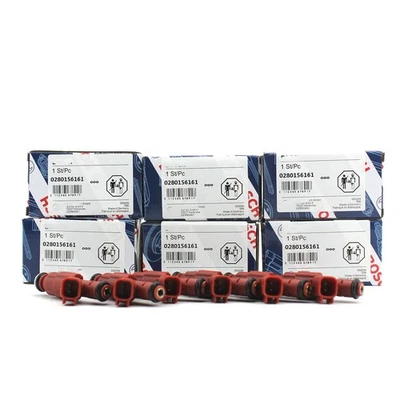 6Pcs OEM Fuel Injector 0280156161 For 99-04 Jeep 4.0L I6 12 hole US Foto 1 de 4