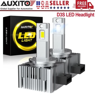 2X D3R/D3S/D3C Headlight Bulb Replace HID Xenon Super White 6000K Conversion Kit - Image 1 of 4