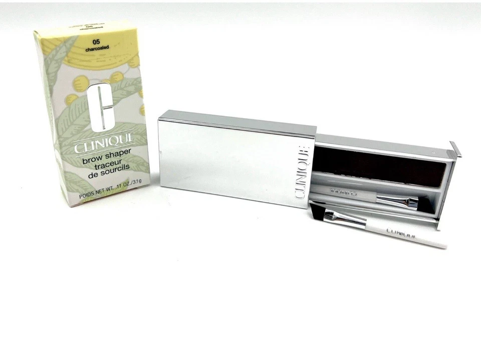 New in Box! Clinique Brow Shaper  ~ 05 Charcoaled ~ 0.11 oz / 3.1g - Image 1 of 1