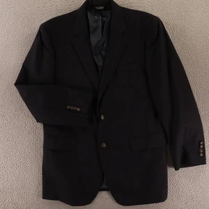 Chaqueta Blazer Jos A Bank M 42R Azul 100% Lana Sarga Pechos Crestados Botones - Imagen 1 de 16