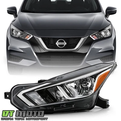 Faro izquierdo del conductor para Nissan Versa S SV 2020-2022 tipo halógeno Foto 1 de 4