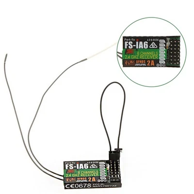 6-Channel DC 4-6.5V FsIa6 2.4GHz LCD Control Remote  Receiver For Flysky RC Car - Image 1 of 4