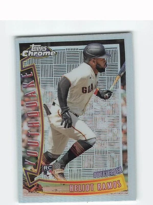 2022 Topps Chrome Sonic #YQ-23 Heliot Ramos 1996 Youthquake - Image 1 of 2