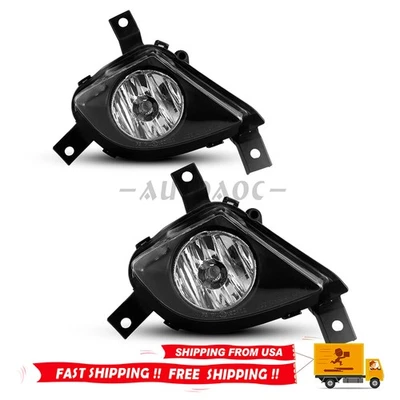 Fog Lights For 2009 2010 2011 BMW 3 Series 335D 328i xDrive Clear Lens Lamps L+R Foto 1 de 4