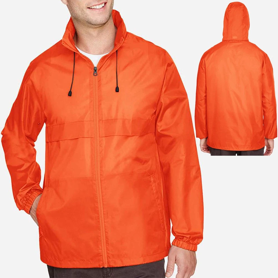 Chaqueta cortavientos ligera con cremallera completa resistente al agua XS-4XL ¡NUEVA! Foto 1 de 1