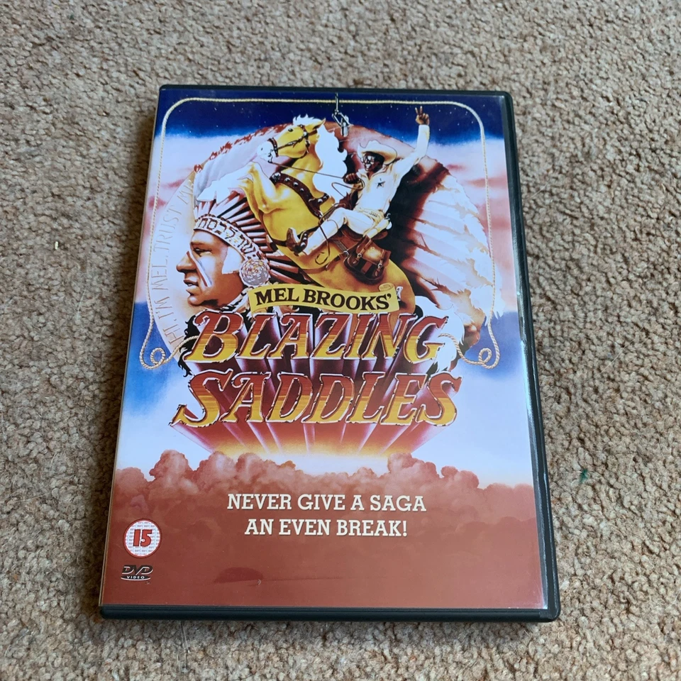 Blazing Saddles DVD (1999) Cleavon Little, Brooks (DIR) cert 15 - Image 1 of 1