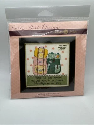 Kit de punto de cruz Mill Hill Curly Girl Designs empaquetado con cuentas completas 28 ct CG301812 Foto 1 de 2