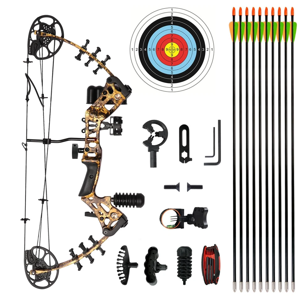 Youth Compound Bow Model KS01 Right Hand 29.0 Draw Length Weight 45.0