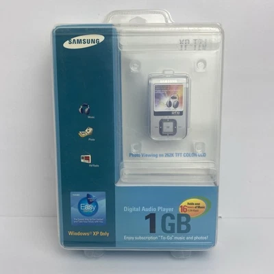Samsung цифровой аудио плеер YP-T7J 1 GB запечатанный совершенно новый из старых запасов - Изображение 1 из 4
