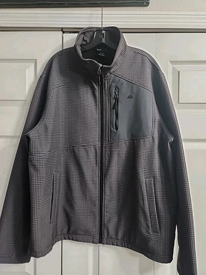 Snozu Performance 夹克 XXL(50 英寸)灰色全拉链软壳口袋滑雪板 — 第 1/4 张图片