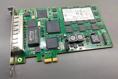 Dialogic Corp VPRIHS Quad Port Media Board 885E-VPRIHS Full Height - Image 1 of 4