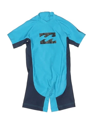 Body Billabong masculino azul manga curta 12 meses - Imagem 1 de 2