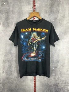 Iron Maiden Virtual World tour Vintage T Shirt Size M - Picture 1 of 6
