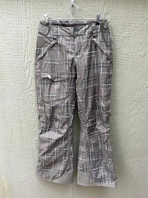 Pantalones de nieve Hyvent pequeños para mujer The North Face aislados esquí marrón bolsillos con cremallera Foto 1 de 4