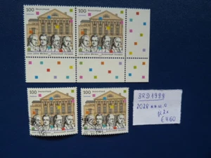 BRD 1999, 1100 Jahre Weimar, Kulturhauptstadt, Michel 2028, ** und o - je 2 x - Imagen 1 de 1