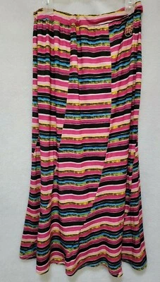 Rocawear Womens Skirt Size 2X Multicolor Striped - Image 1 of 4