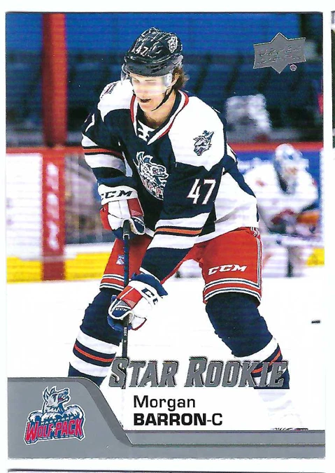 MORGAN BARRON 2020-21 UPPER DECK AHL HOCKEY STAR ROOKIE - Image 1 of 1