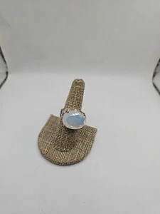 ring size 8 women silver 925 Opalite - Picture 1 of 11
