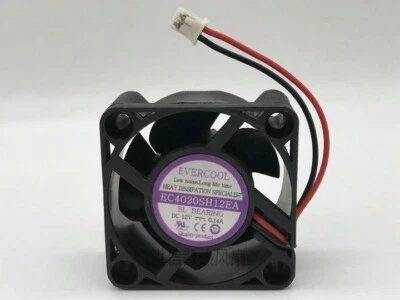 EVERCOOL EC4020SH12EA DC12V 0.14A 4CM 40*20MM 40mm fan 2pin - Image 1 of 4