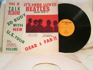 BEATLES W/ED RUDY IT'S HERE LUV!!! 1965 U.S. TOUR TALK ALBUM VOL. 3 RARE! EX!! - Picture 1 of 7