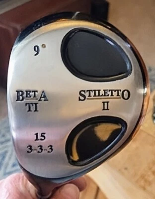 Eixo de grafite Trinity Stiletto II Beta Ti 9 15 3-3-3 canhoto "EXCELENTE" - Imagem 1 de 4