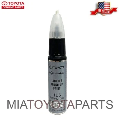 Pluma de pintura de retoque genuina OEM Toyota 00258-001D6-21 Silver Sky Metallic 14,7 ml Foto 1 de 4