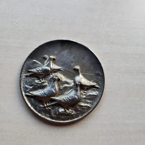 Emblema del Premio Paloma Paloma Plateada Placa Medalla Palomas - Imagen 1 de 2
