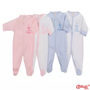 Traje de dormir para bebé - I Love My Mummy - Recién nacido hasta 9 meses - Traje de dormir bordado - Imagen 1 de 2