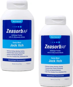 -Af Super Assorbente Antimicotico Trattamento in Polvere per Jock Prurito 2,5 Oz (Pa - Foto 1 di 12