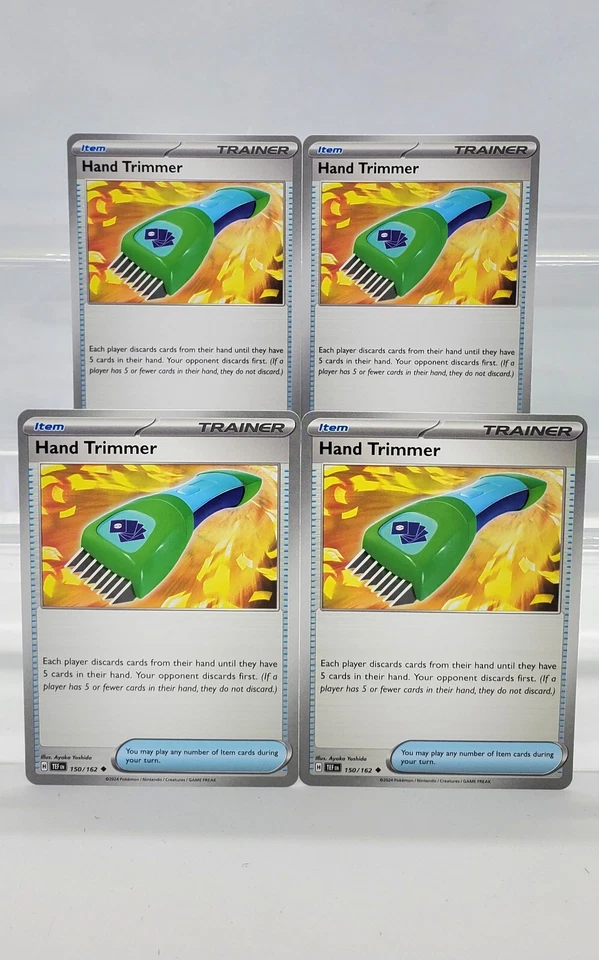 Pokemon TCG Hand Trimmer 150/162 SV05: Temporal Forces - 4 Cards Playset - Image 1 of 1