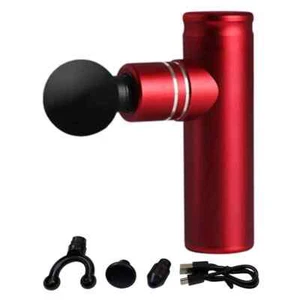 Red Muscle Massage Percussive Gun Deep Tissue Muscle Massager for Office Gym - Picture 1 of 7