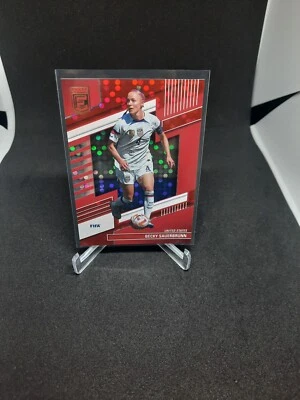 2022-23 Panini - Donruss Elite FIFA - Becky Sauerbrunn - Red Disco Parallel #34 - Image 1 of 2