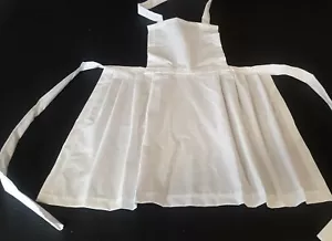 MÄDCHEN POLY BAUMWOLLE SCHÜRZE SCHÜRZE Schürze viktorianisch 1. Weltkrieg edwardianisches Dienstmädchen SCHICKKLEID - Bild 1 von 1