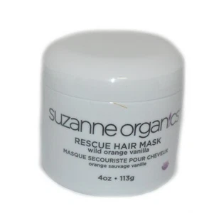 Suzanne Somers Organics Rescue Hair Mask Wild Orange Vanilla 4 oz - Picture 1 of 3